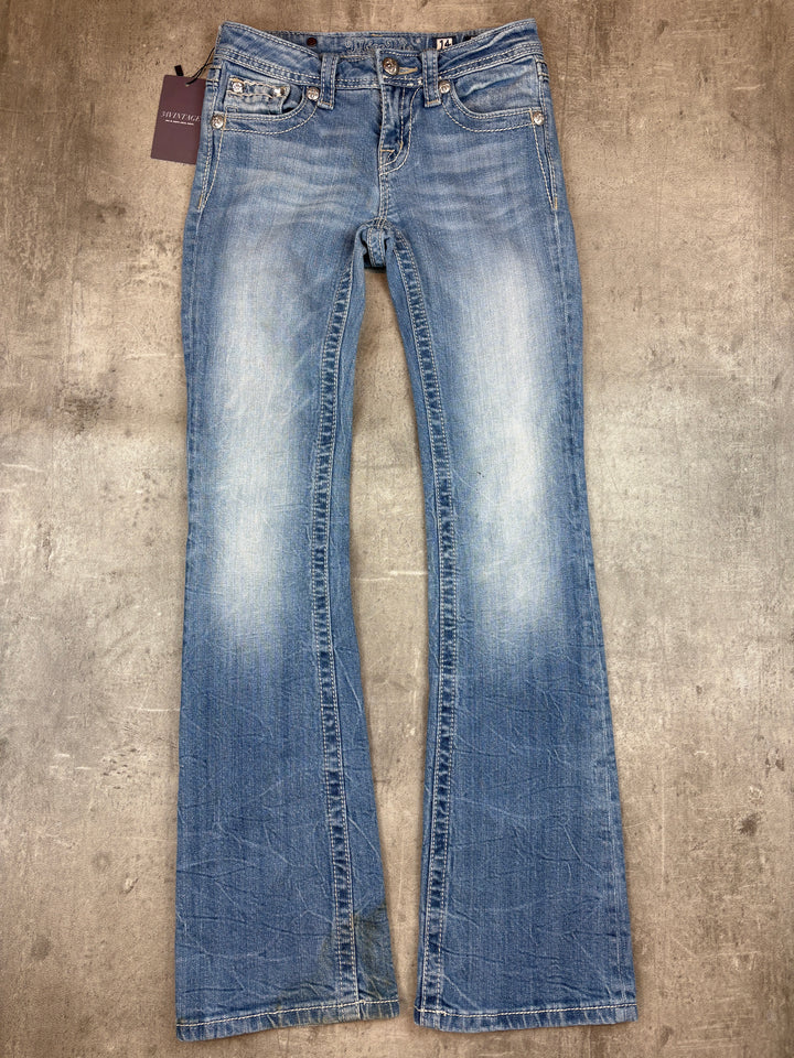 Miss Me Low Waist Bootcut Jeans XXS | 14