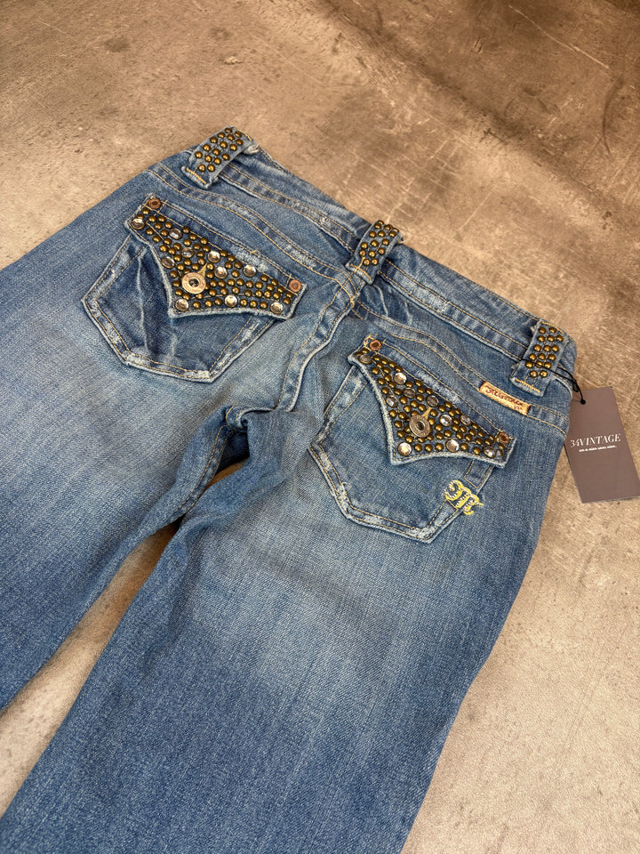 Miss Me Low Waist Bootcut Jeans XS | 25