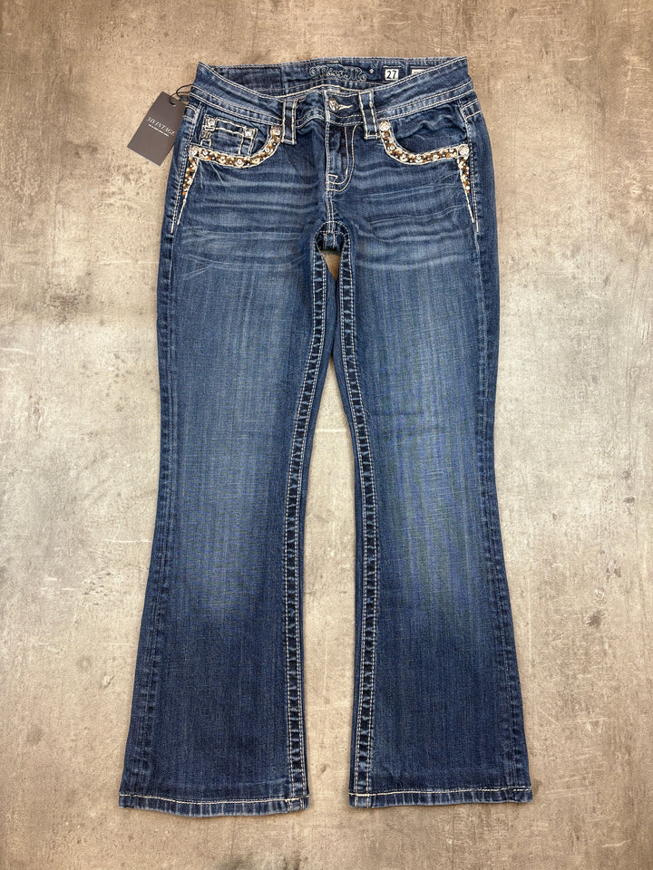 Miss Me Low Waist Bootcut Jeans S | 27