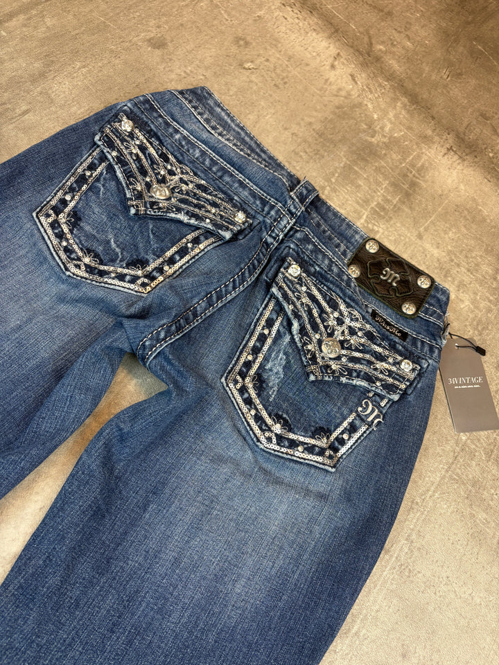 Miss Me Low Waist Bootcut Jeans S | 27