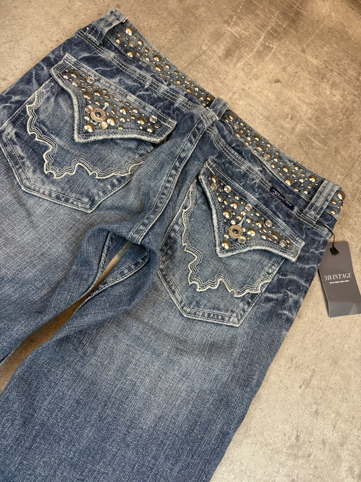 Miss Me Low Waist Bootcut Jeans XS | 25