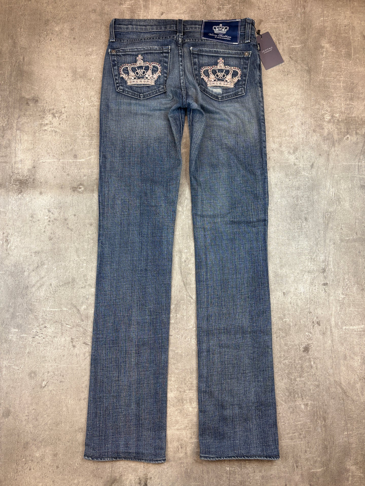 Victoria Beckham Low Waist Straight Jeans S | 24