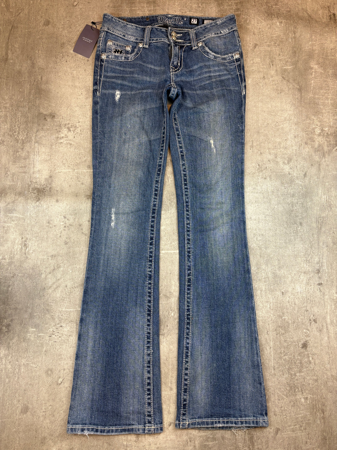 Miss Me Low Waist Bootcut Jeans S | 27