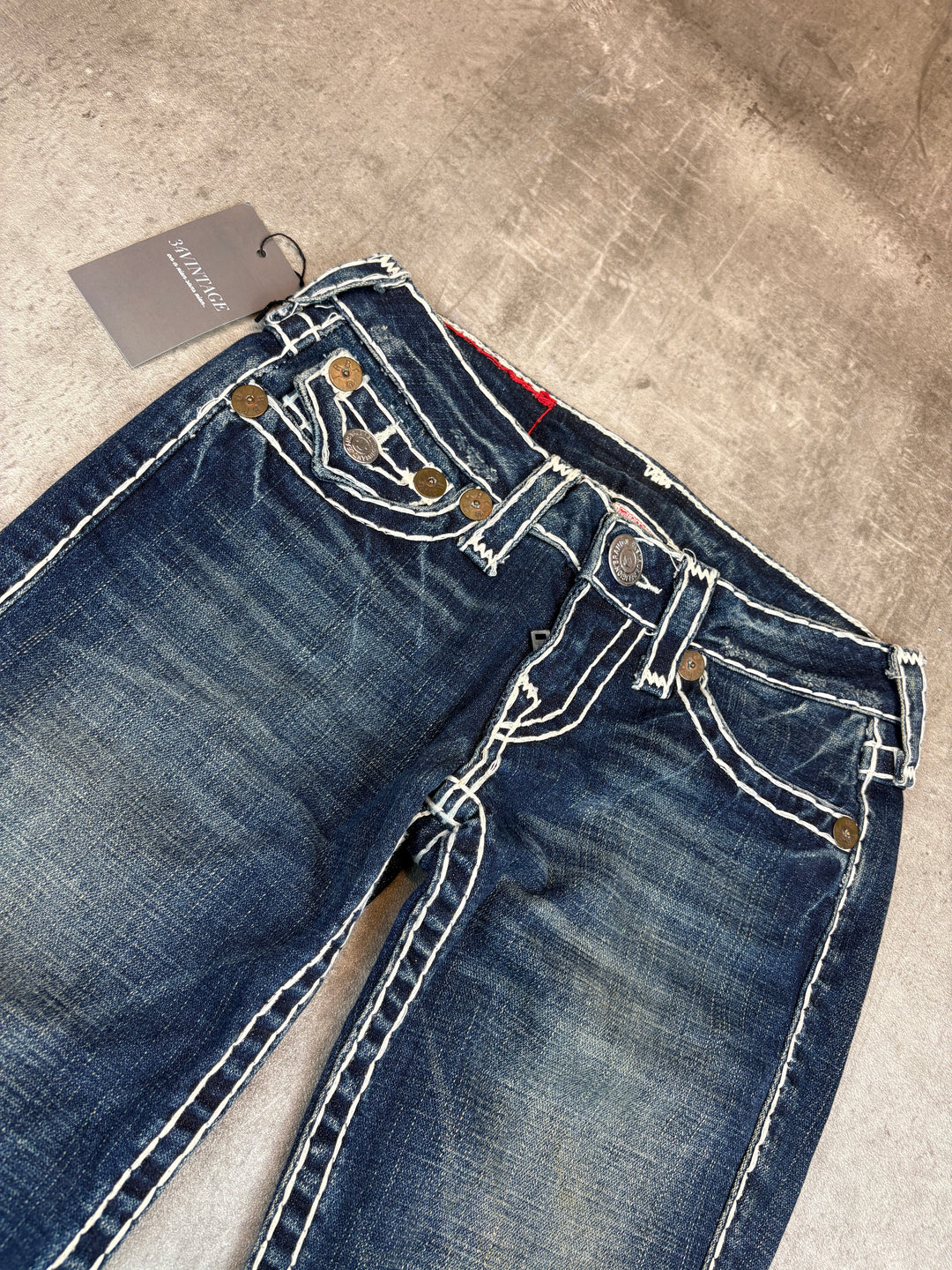 True Religion Low Waist Straight Jeans XS | 24