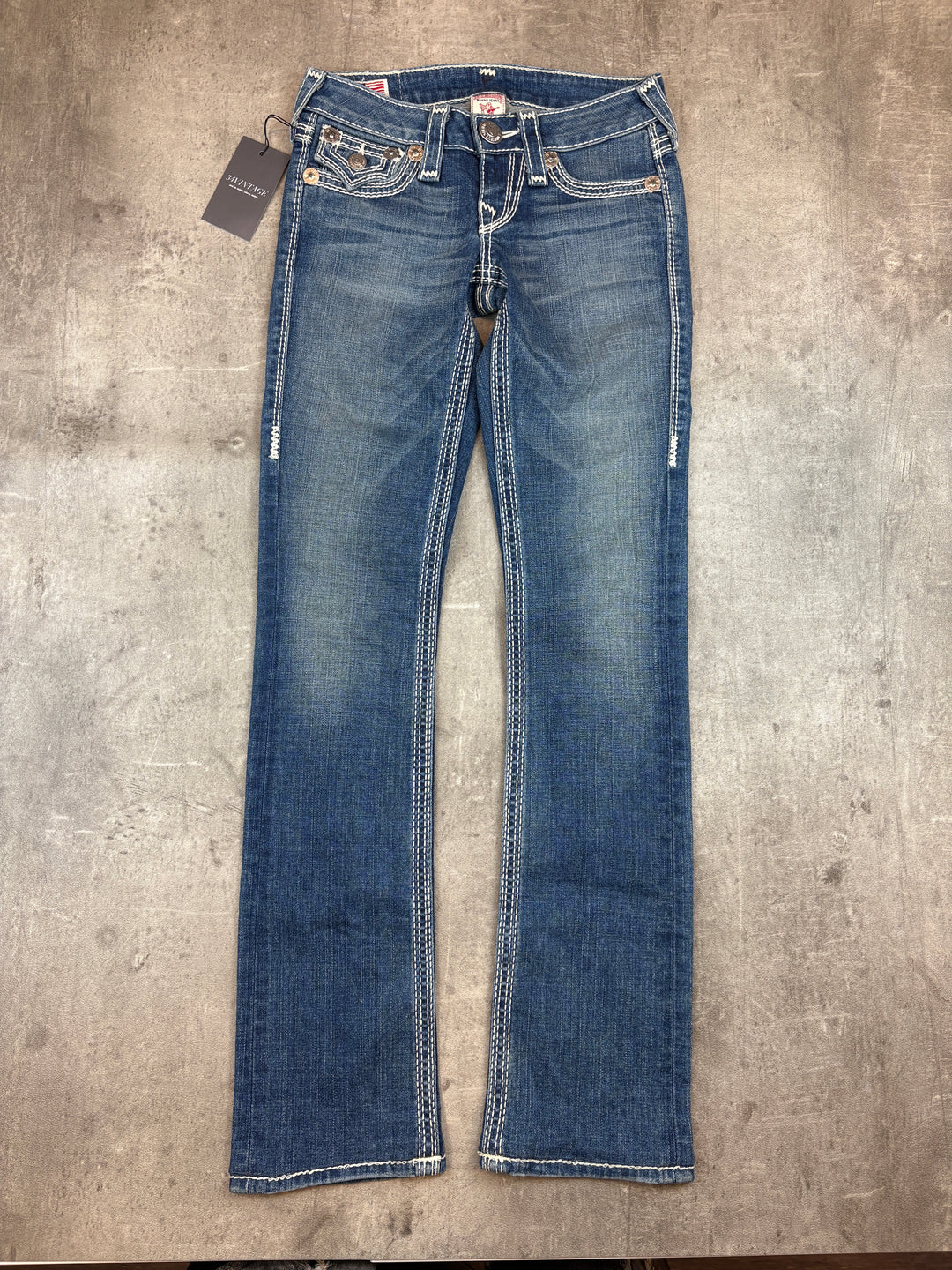 True Religion Low Waist Straight Jeans XS | 24