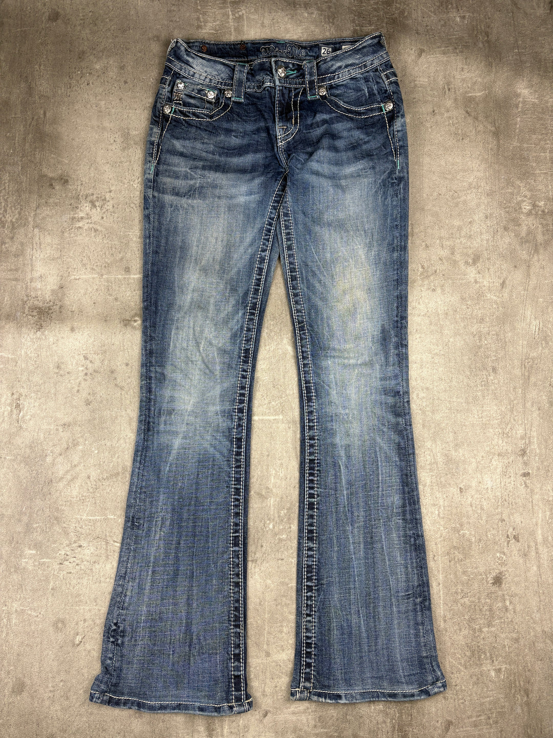 Miss Me Low Waist Bootcut Jeans S | 26