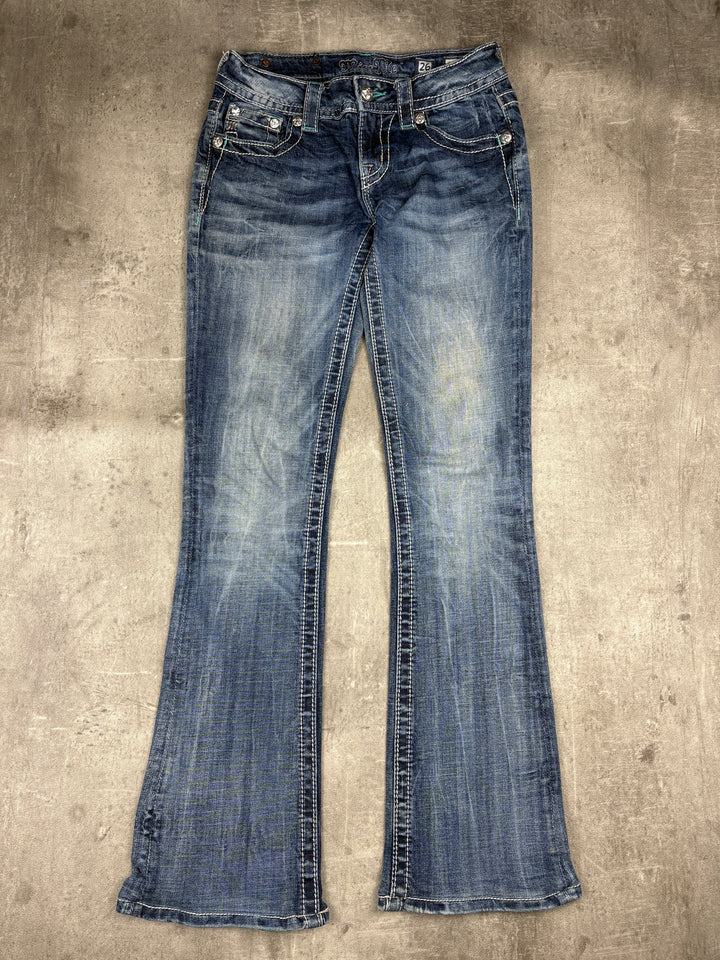Miss Me Low Waist Bootcut Jeans S | 26