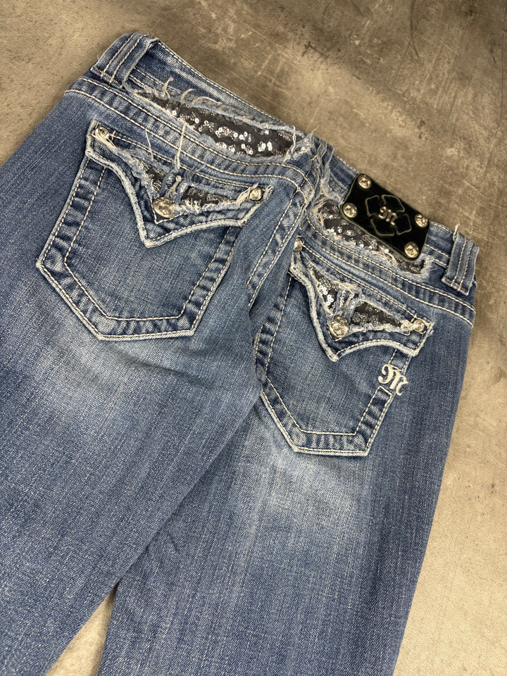 Miss Me Low Waist Bootcut Jeans S | 27