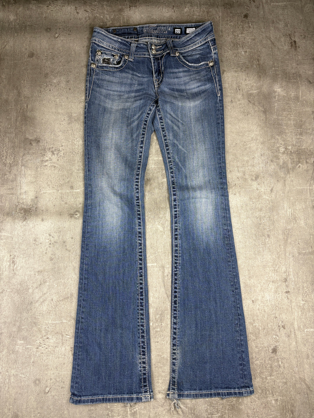 Miss Me Low Waist Bootcut Jeans S | 27