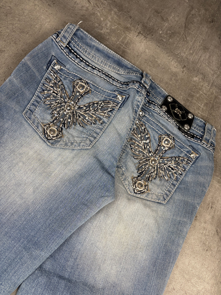 Miss Me Low Waist Bootcut Jeans M | 30