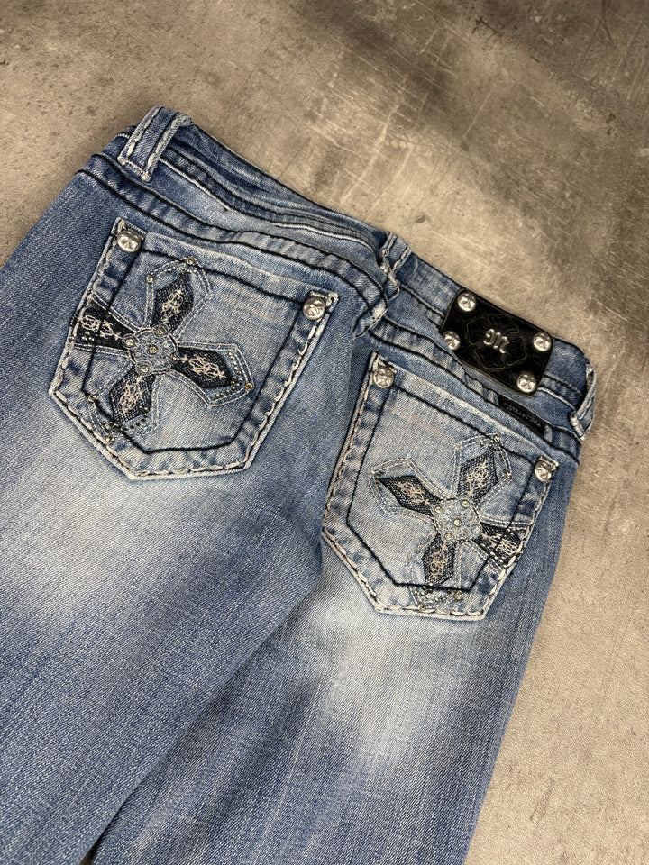 Miss Me Low Waist Bootcut Jeans S | 27
