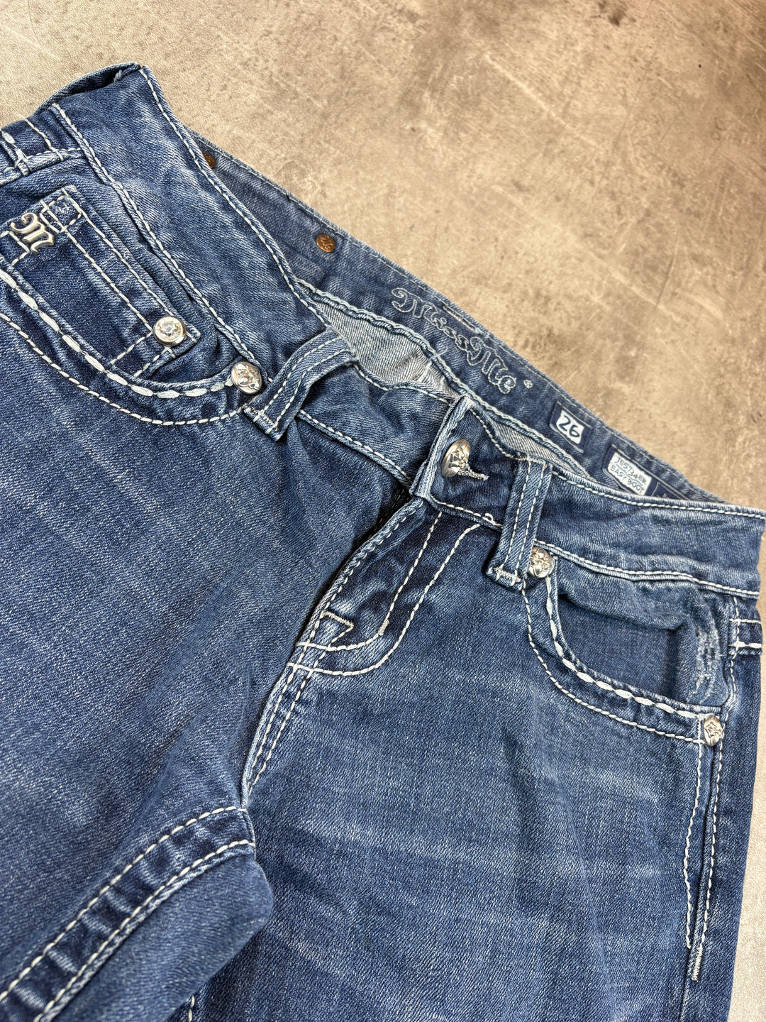 Miss Me Low Waist Bootcut Jeans M | 26