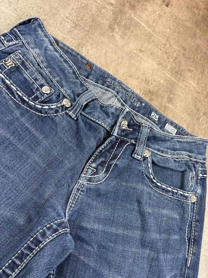 Miss Me Low Waist Bootcut Jeans M | 26