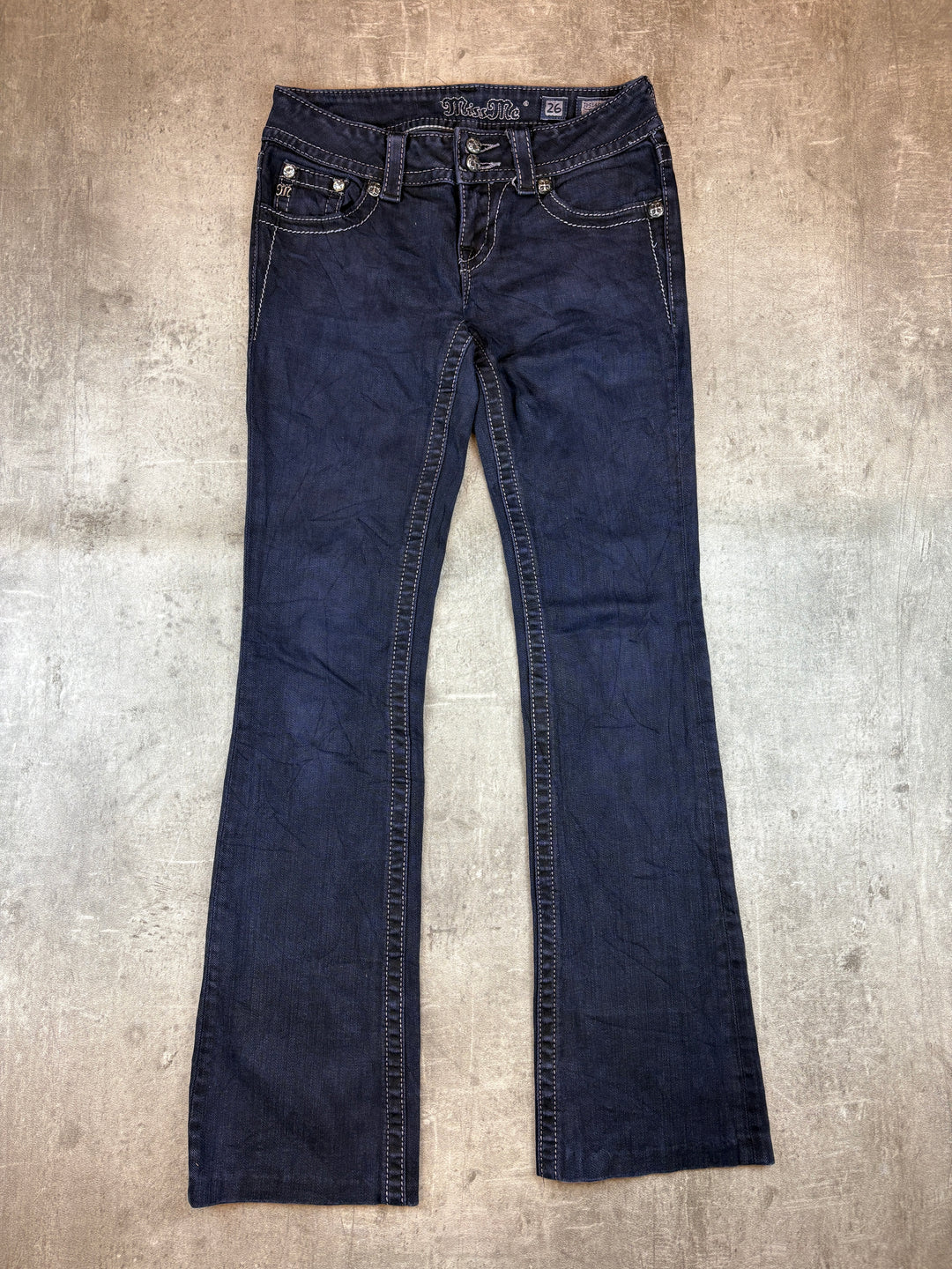 Miss Me Low Waist Bootcut Jeans S | 26