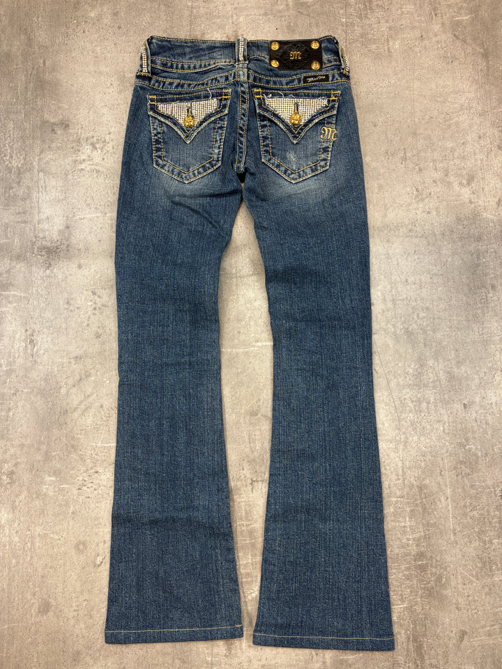 Miss Me Low Waist Bootcut Jeans XXS | 23