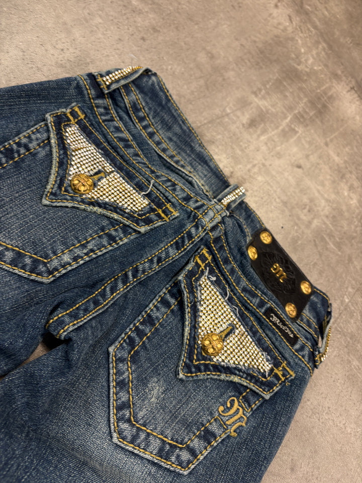 Miss Me Low Waist Bootcut Jeans XXS | 23