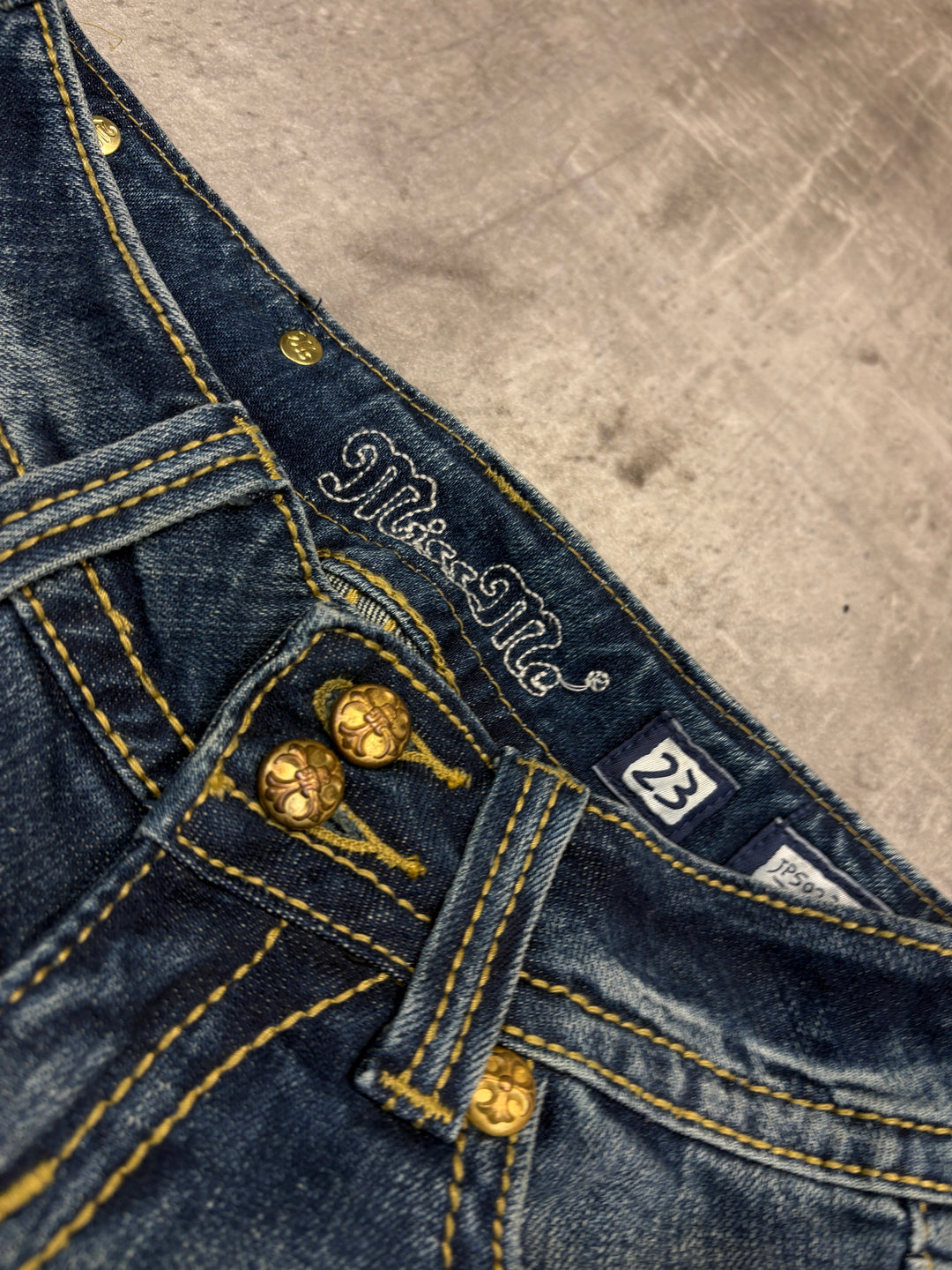 Miss Me Low Waist Bootcut Jeans XXS | 23