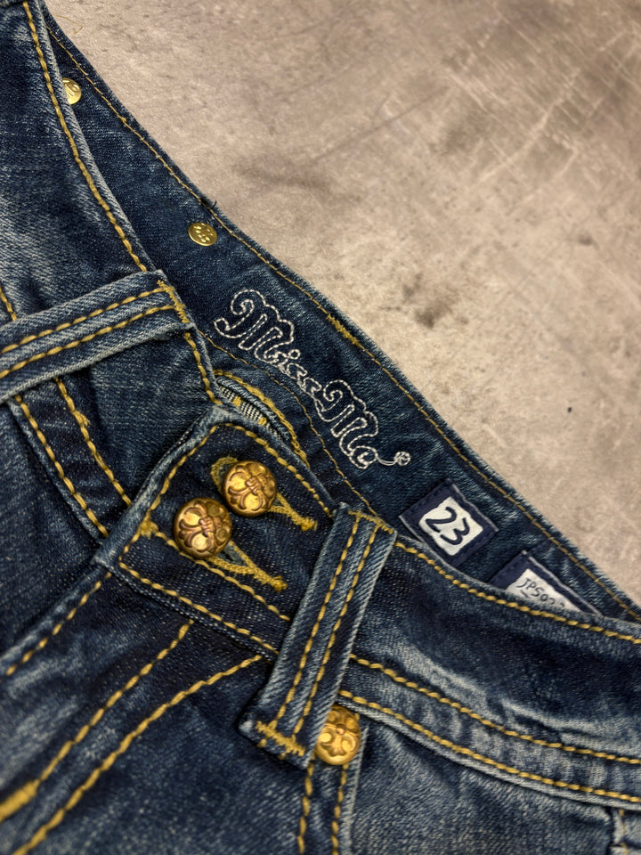 Miss Me Low Waist Bootcut Jeans XXS | 23