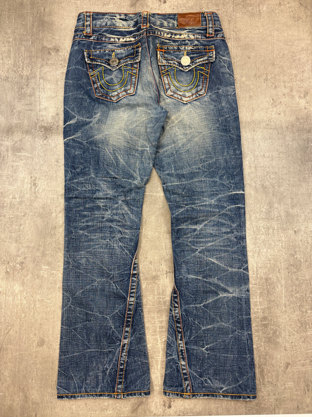 Vintage Low Waist Bootcut Jeans XS