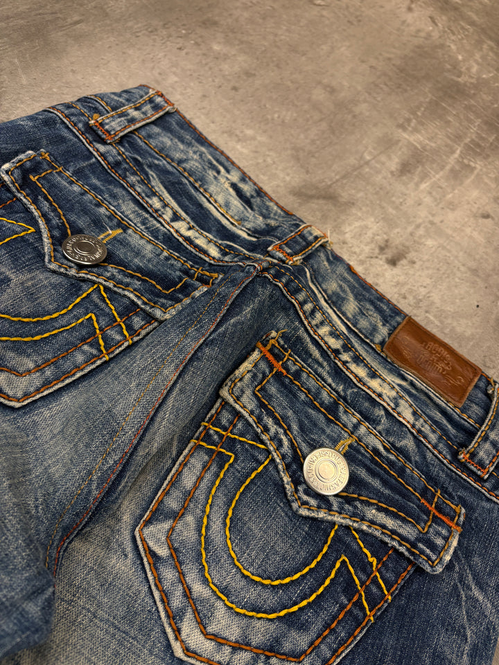 Vintage Low Waist Bootcut Jeans XS