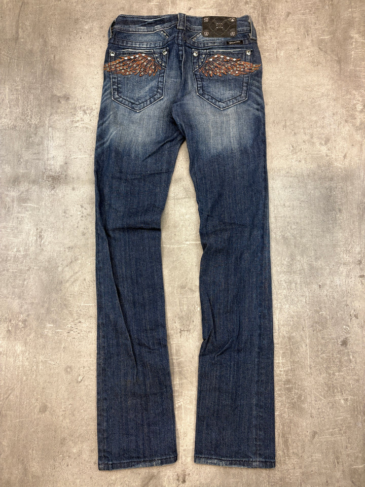 Miss Me Low Waist Straight Jeans S | 26