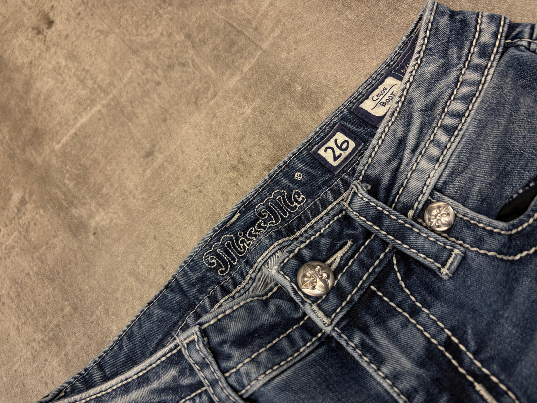 Miss Me Low Waist Bootcut Jeans S | 26