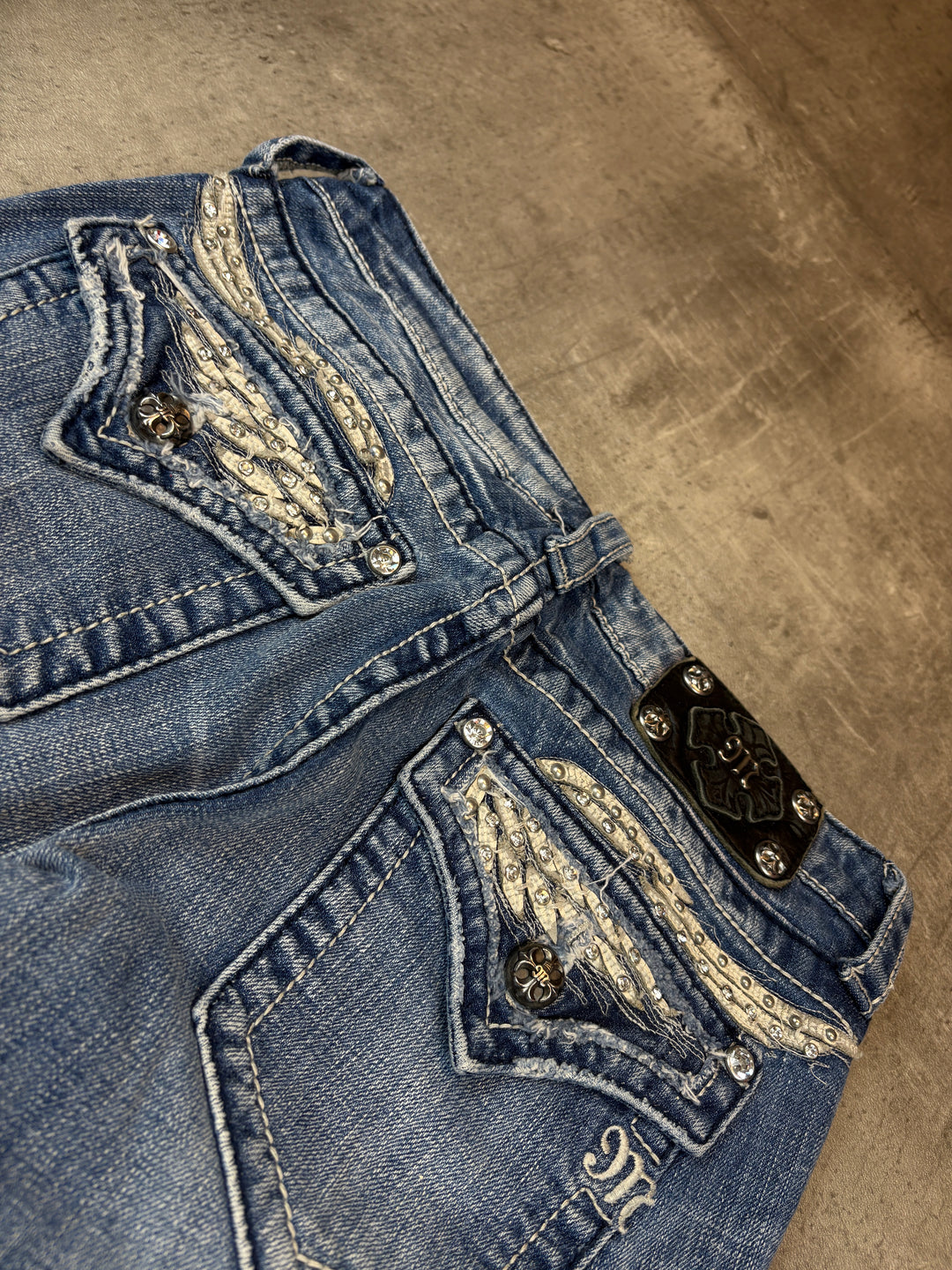 Miss Me Low Waist Bootcut Jeans S | 27