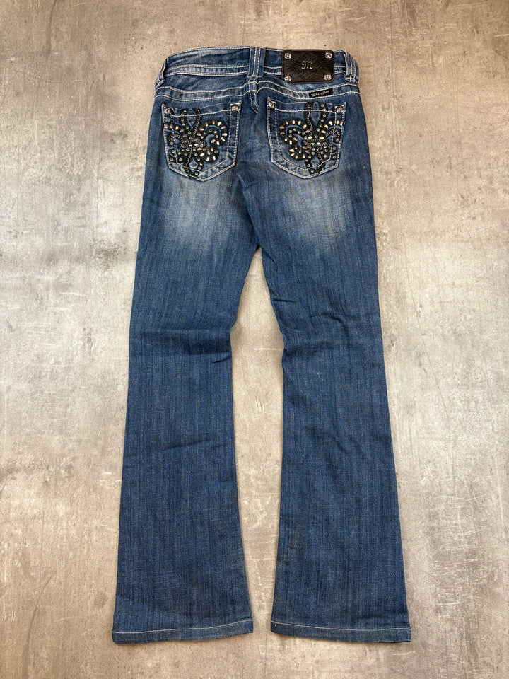 Miss Me Low Waist Bootcut Jeans XXS | 23