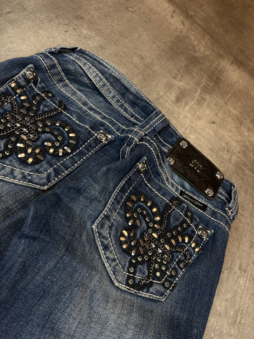 Miss Me Low Waist Bootcut Jeans XXS | 23