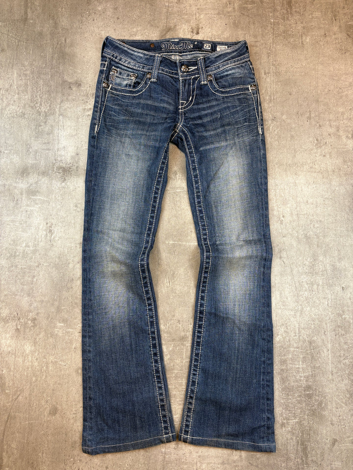 Miss Me Low Waist Bootcut Jeans XXS | 23