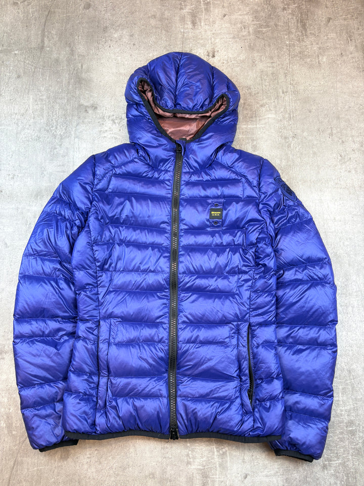 Blauer Girls Puffer Jacke XS