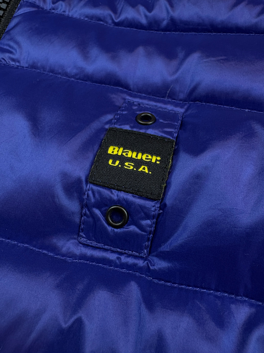 Blauer Girls Puffer Jacke XS