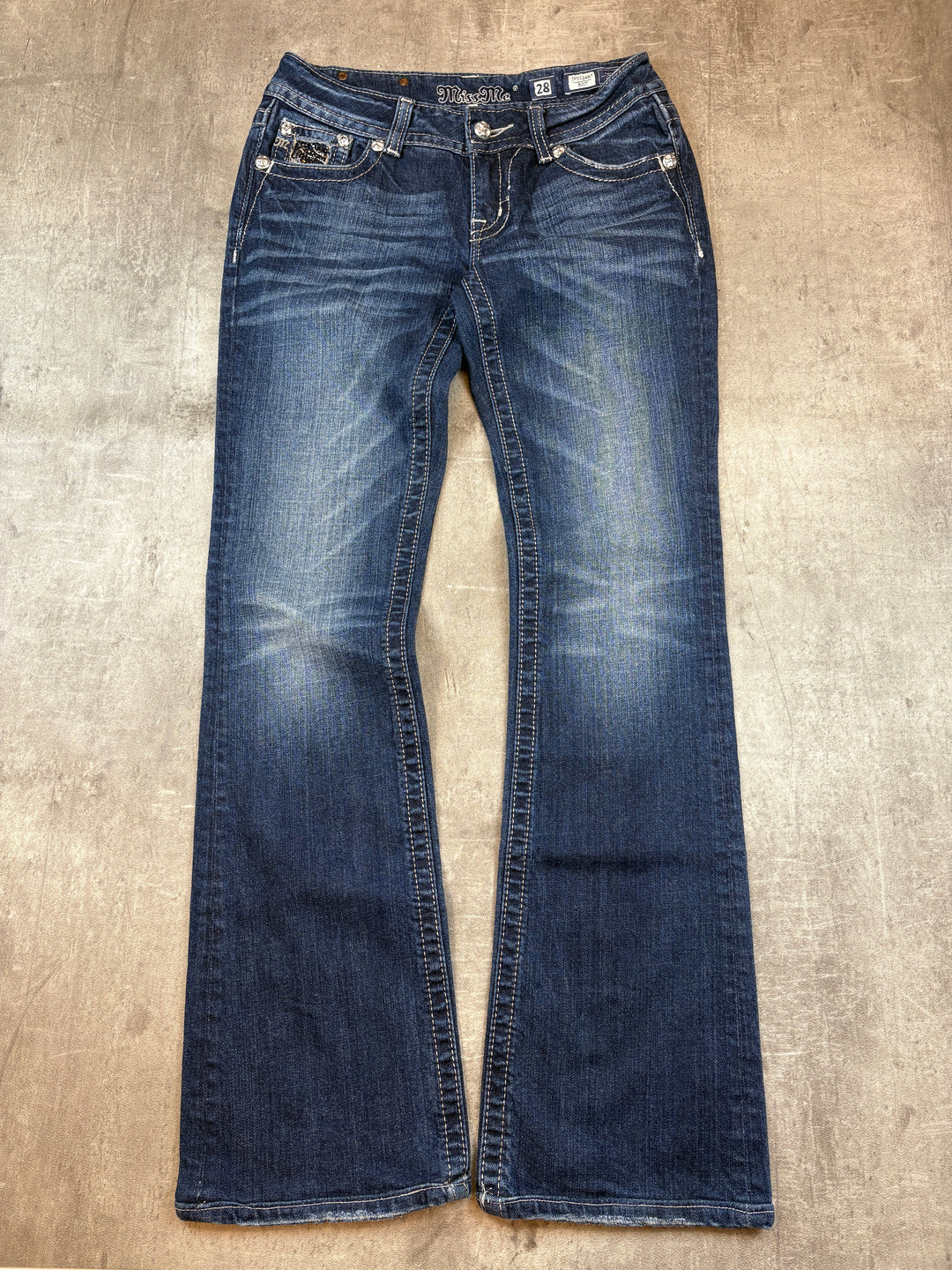 Miss Me Low Waist Bootcut Jeans S | 28