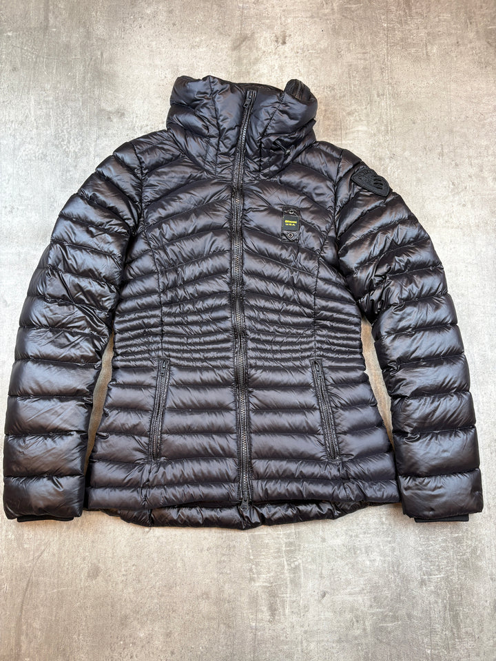Blauer Girls Puffer Jacke S