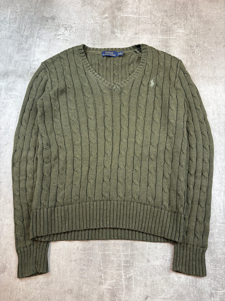 Ralph Lauren Girls Zopfmuster Sweater S