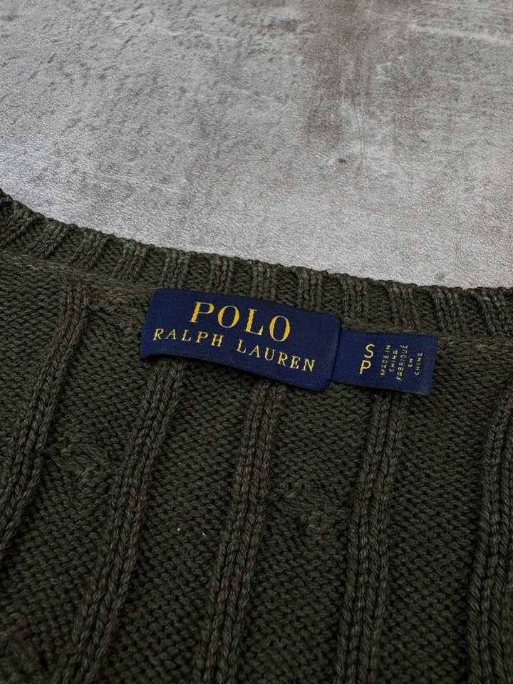 Ralph Lauren Girls Zopfmuster Sweater S
