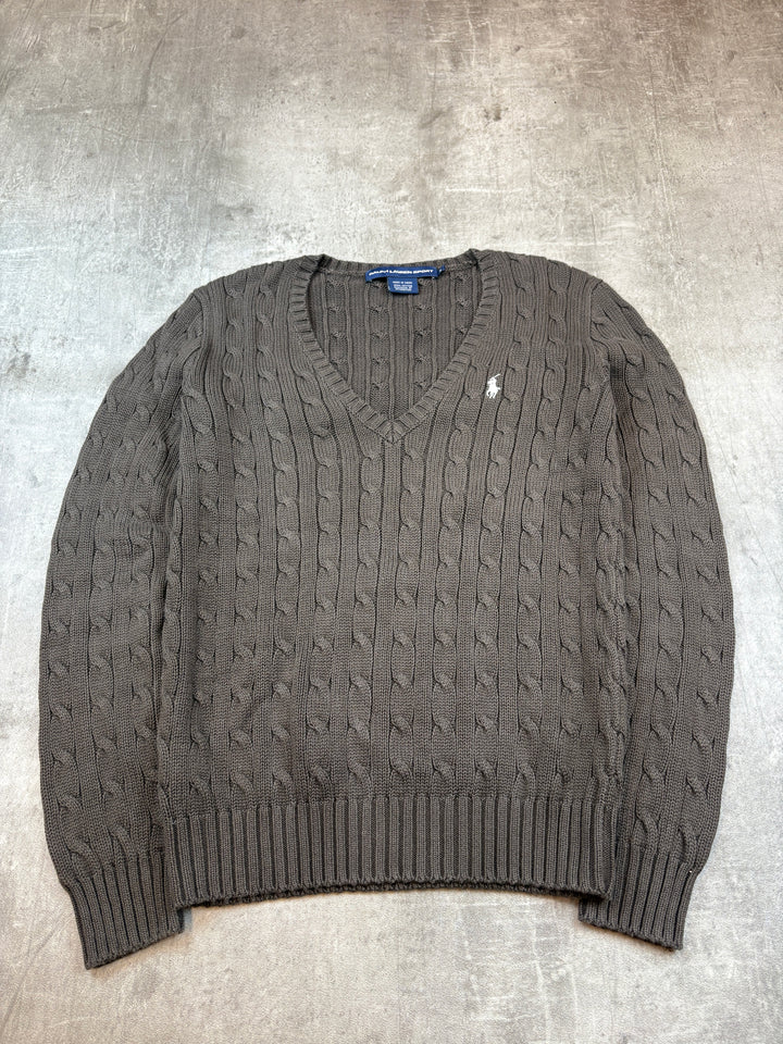 Ralph Lauren Girls Zopfmuster Sweater M