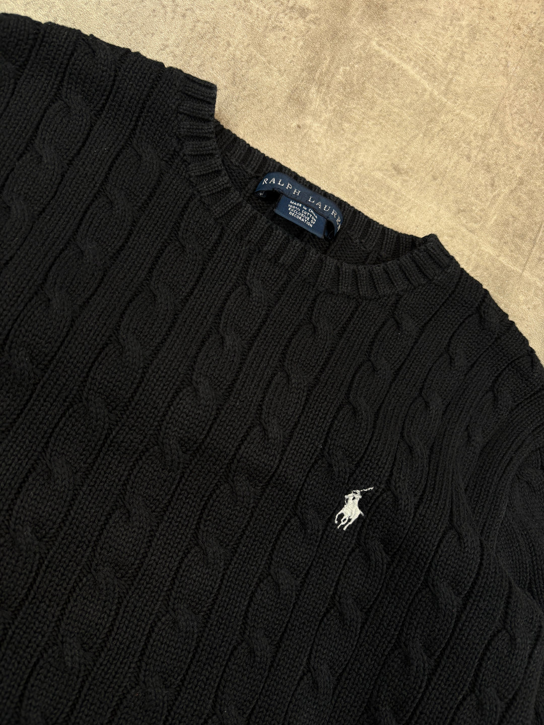 Ralph Lauren Zopfmuster Sweater S