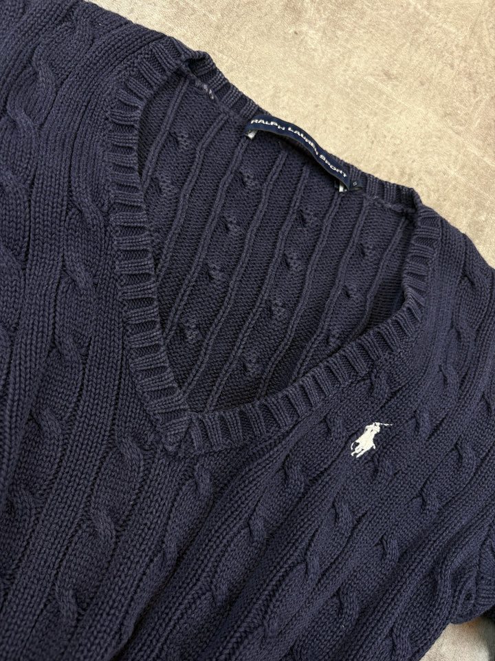 Ralph Lauren Girls Zopfmuster Sweater S