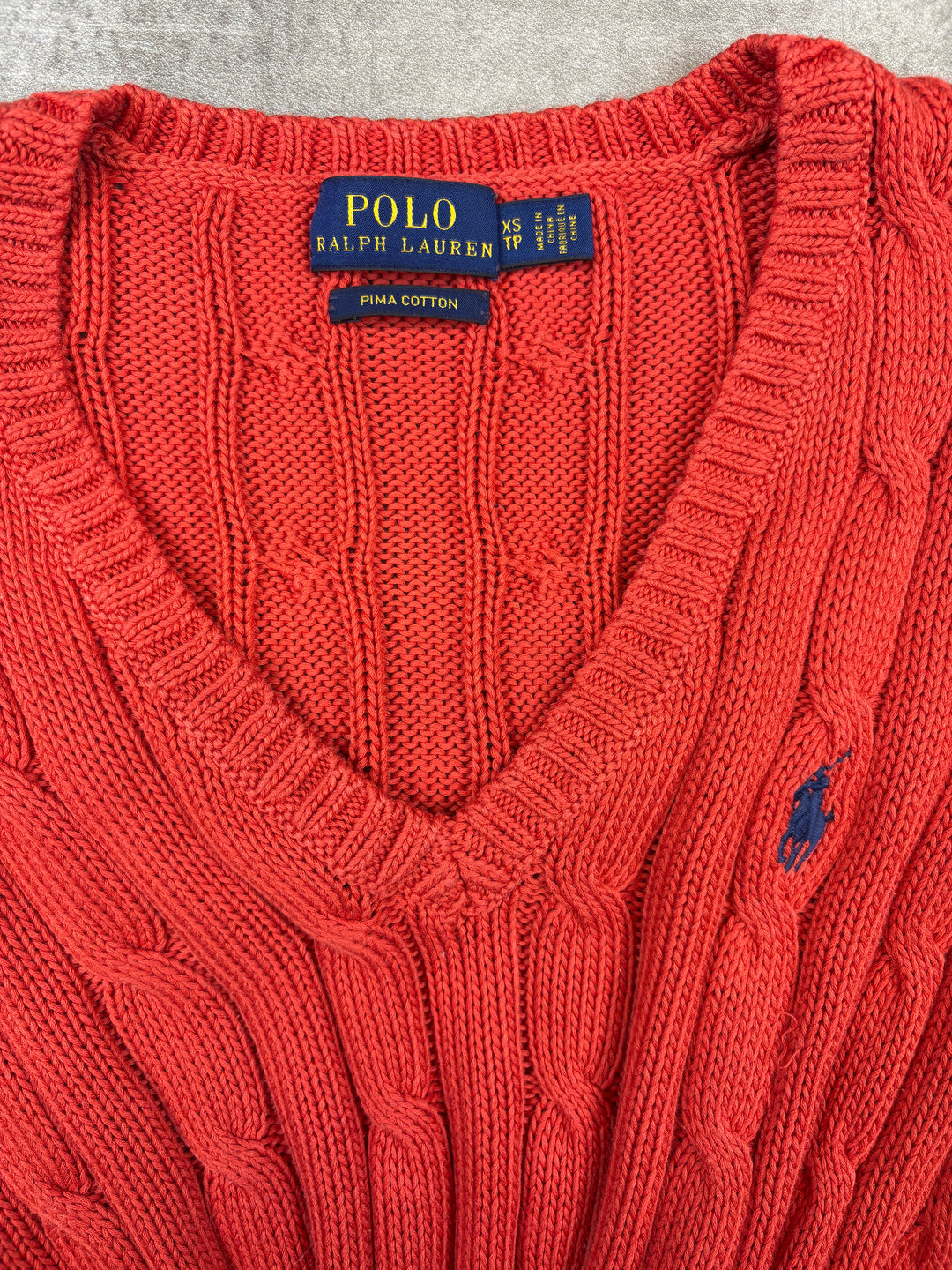 Ralph Lauren Girls Zopfmuster Sweater XS
