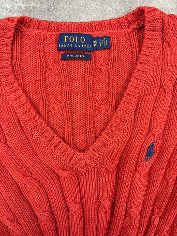 Ralph Lauren Girls Zopfmuster Sweater XS