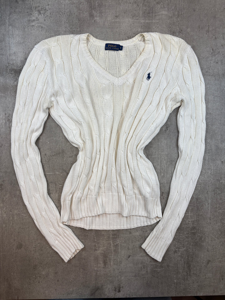 Ralph Lauren Girls Zopfmuster Sweater S
