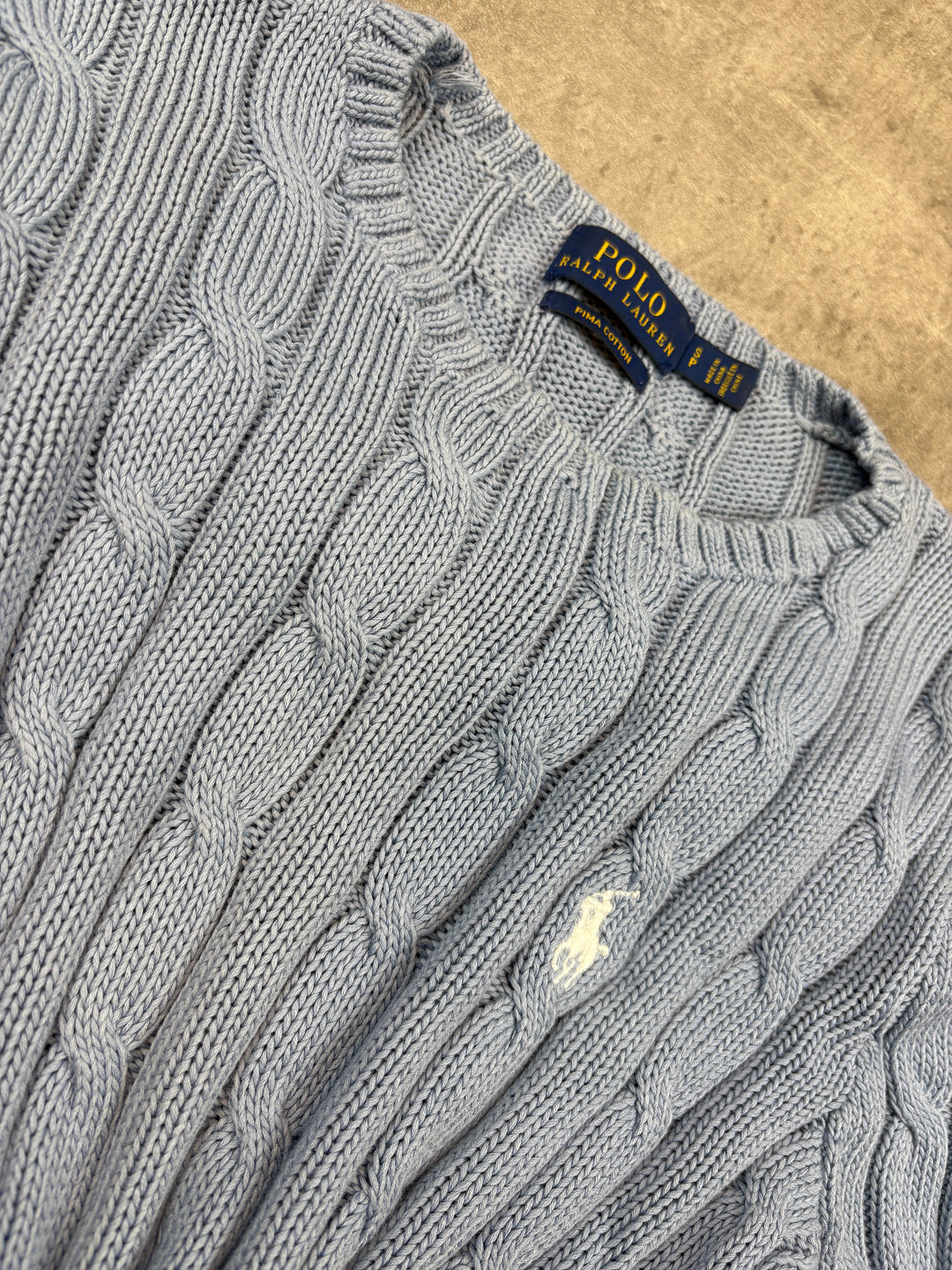 Ralph Lauren Girls Zopfmuster Sweater S