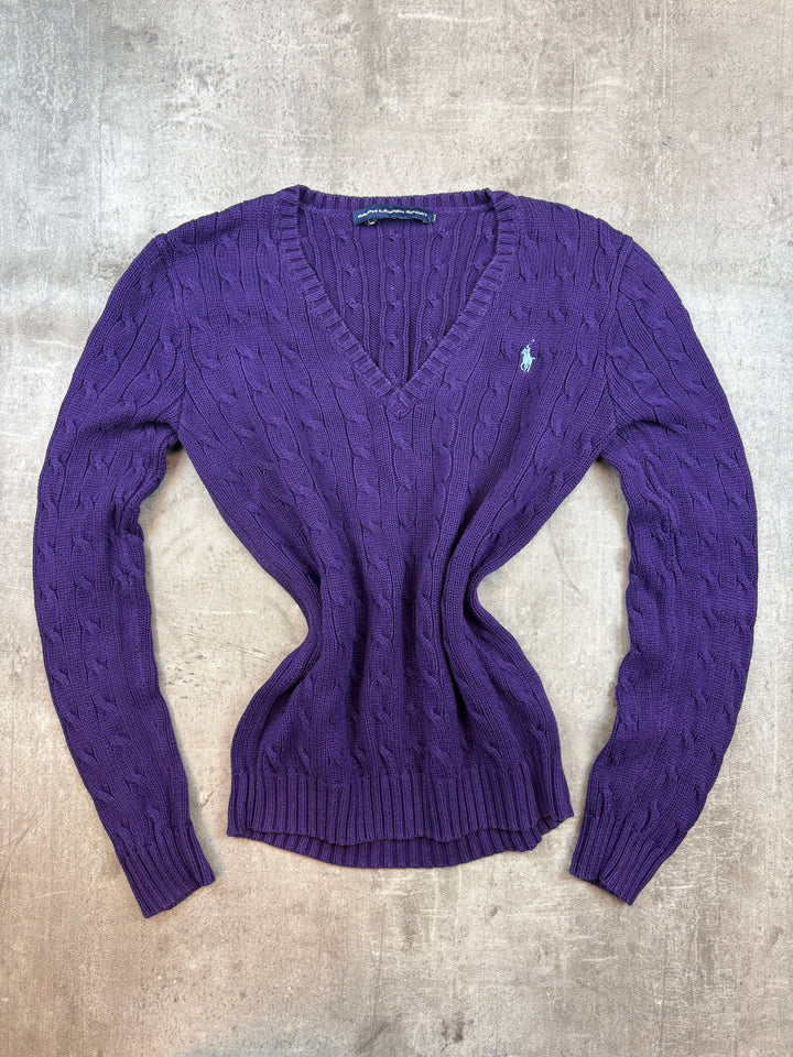 Ralph Lauren Girls Zopfmuster Sweater S