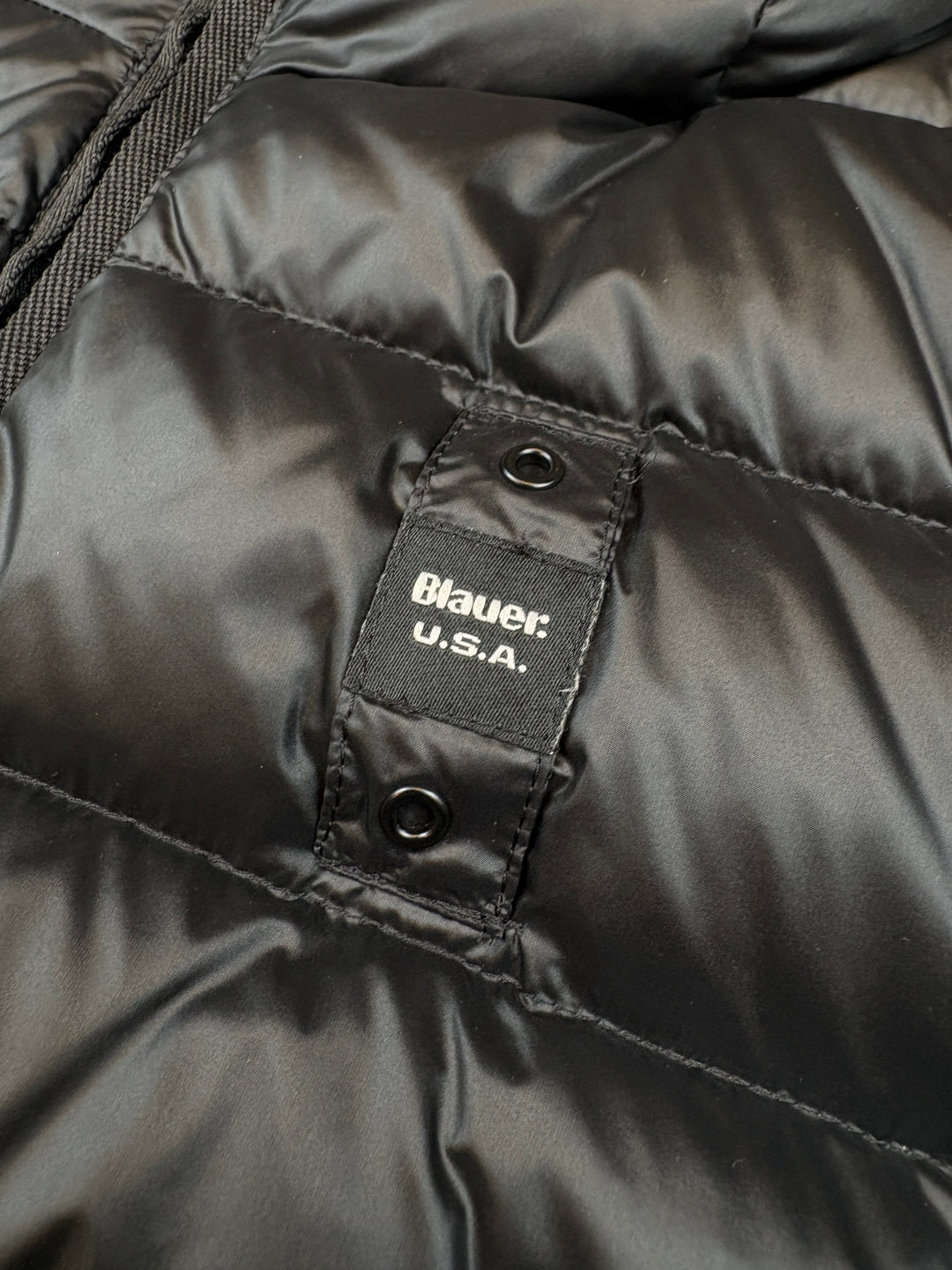 Blauer Girls Puffer Jacke XS