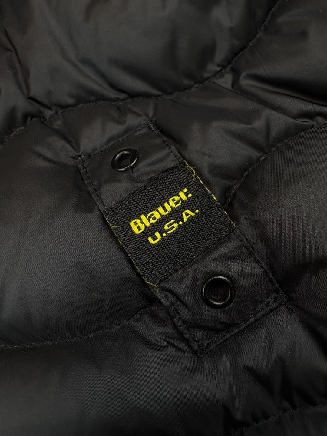 Blauer Girls Puffer Jacke S