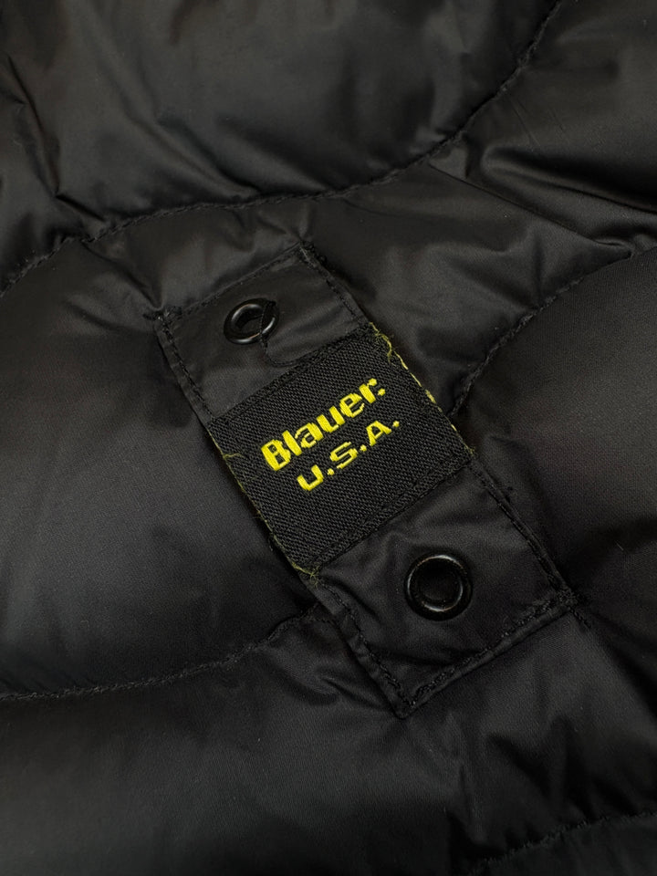 Blauer Girls Puffer Jacke S