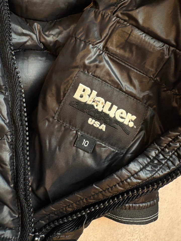 Blauer USA Girls Puffer Jacke 10 Jahre | XXS