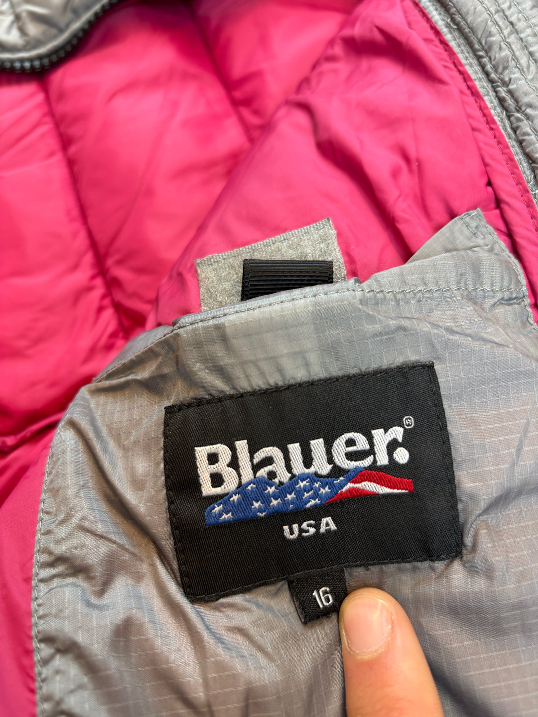 Blauer USA Girls Puffer Jacke S