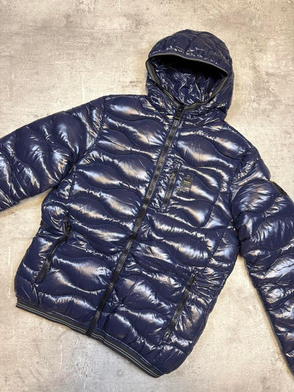 Blauer Puffer (S)